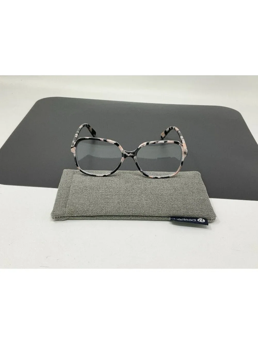 Peepers Sawyer Focus 3001 Reading Glasses Pink  Tortoiseshell Square Big +0.00